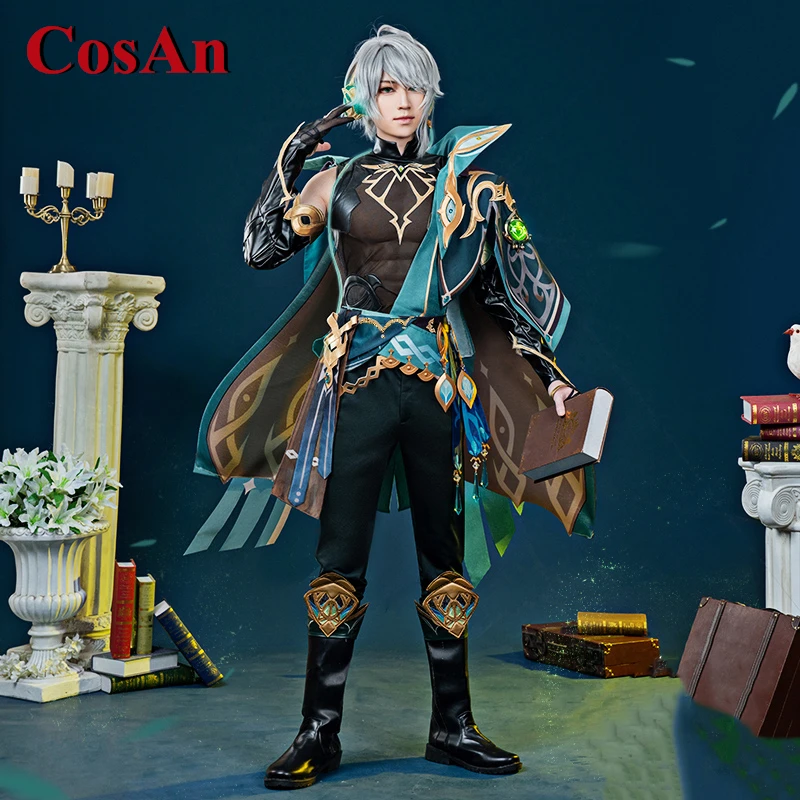 

CosAn Hot Game Genshin Impact Alhaitham Cosplay Costume Handsome Fashion Combat Uniform Activity Party Role Play Clothing
