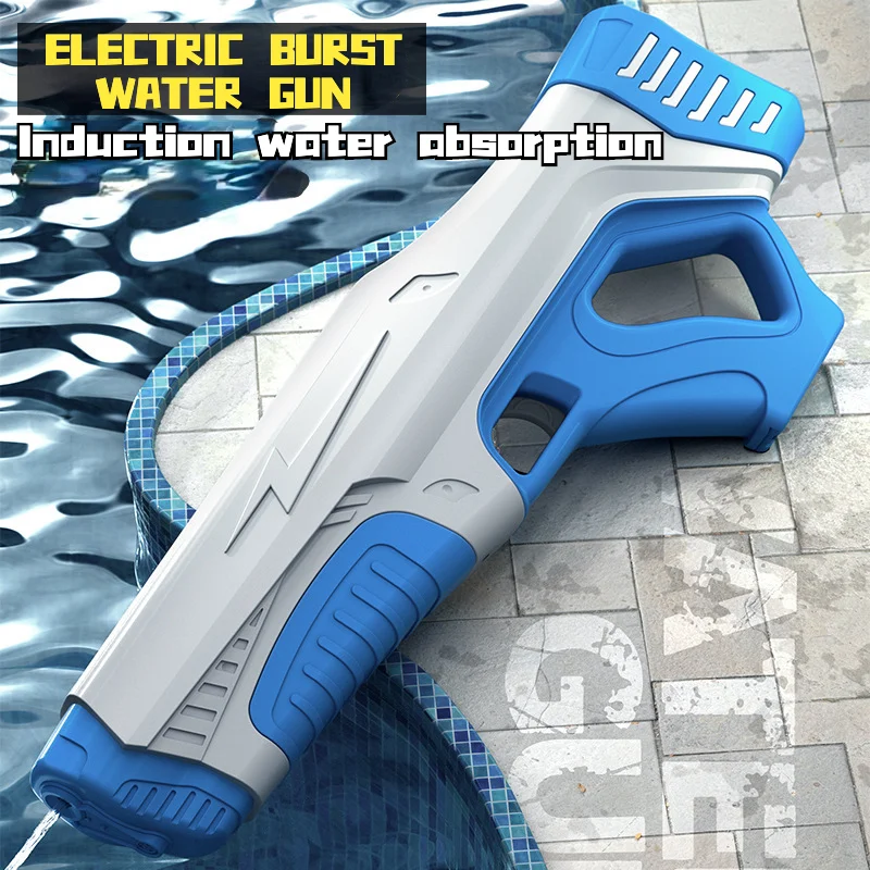 

Roclub Summer Play Large Electric Water Gun Toy High Pressure Automatic Water Watergun Swimming Pool Party Toy Kids Water Guns