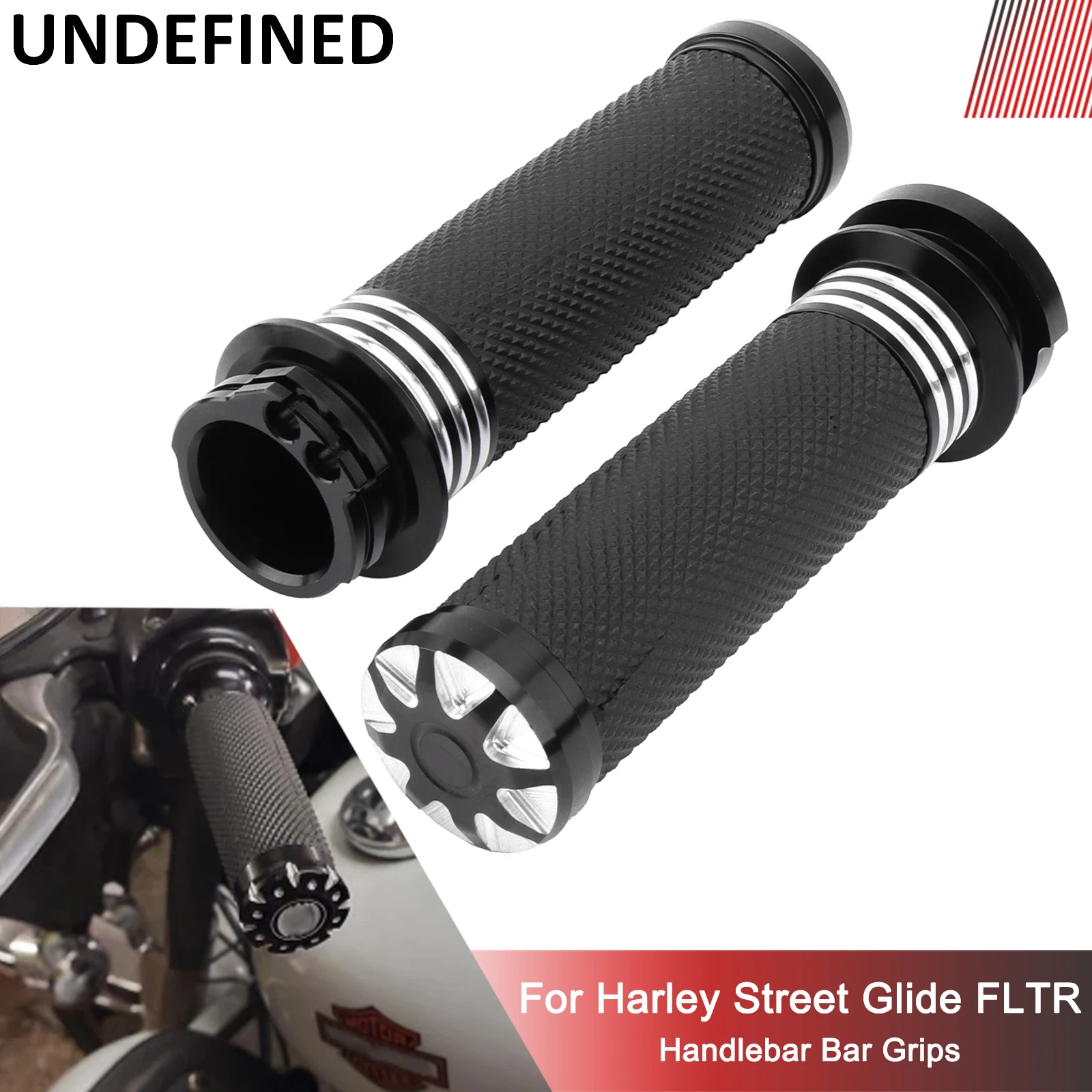 

For Harley Touring Softail Fat Boy Dyna FXDLS FXST 1'25.4mm Handlebar Grips Electrical Throttle Burst Motorcycle Handle Bar Grip