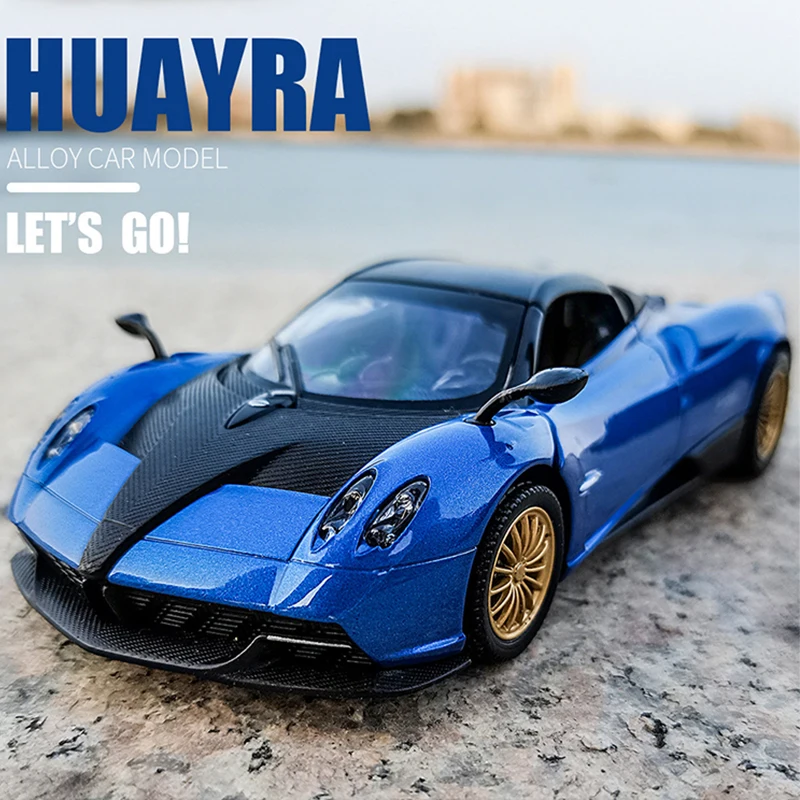 

Модель суперкара Nicce 1:32 Pagani Huayra, модель автомобиля из сплава, миниатюрный металлический автомобиль для детей, подарок, коллекционный мальчи...