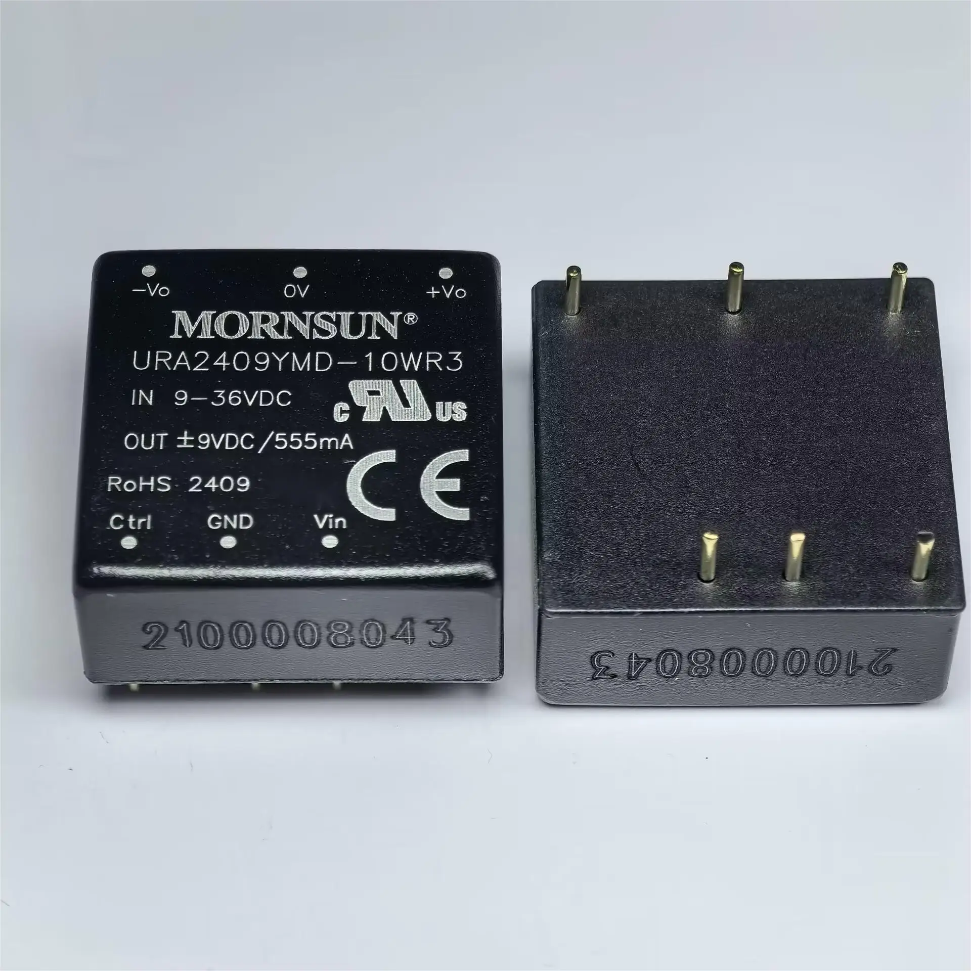 Фото URA2409YMD-10WR3 Jinshengyang DC-DC блок питания модуля 9-36 в к положительному и отрицательному 9 в 55 мА 10 Вт №2