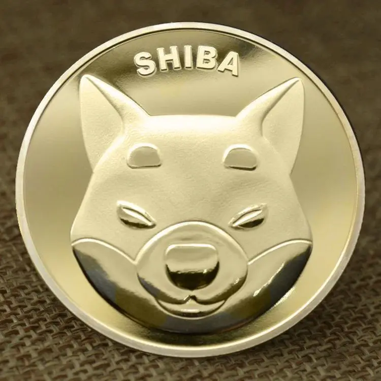 

SHIBA Souvenir Metal Gold Plated Physical SHIBA SHIB Coin Souvenir Commemorative Coins Collectible Coins Cryptocurrency Coin