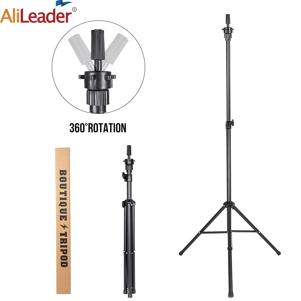 

Легкие аксессуары для парика Штатив для парика 165 см регулируемая голова манекена Штатив для парика подставка для головы металлическая под...