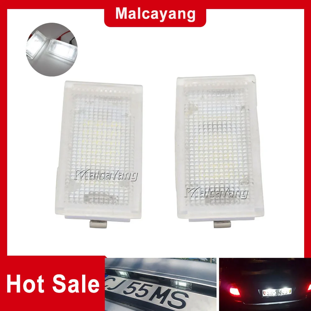 

1 пара белых 3528 светодиодных ламп для номерного знака для BMW E46 4D 323i 325i 328i 6000k 12V лампа для подсветки номерного знака