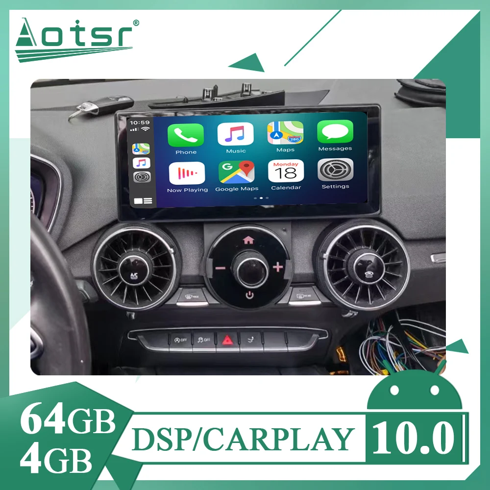 PX6 Android auto radio Für Audi TT 2015 2016 2017-2022 autoradio multimedia-Player GPS Navigation Kopf Einheit Stereo band carplay