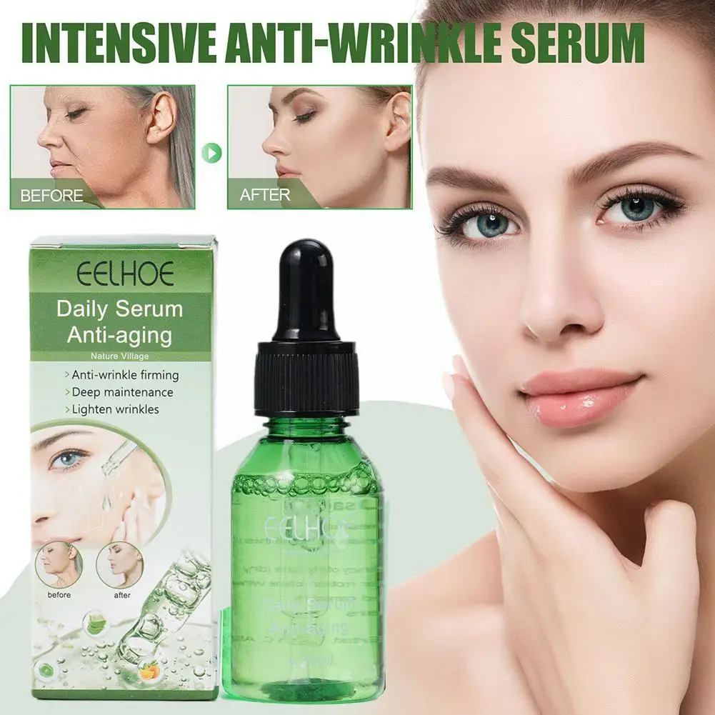 

Intensive Wrinkle Remover Face Serum Lift Firm Anti-aging Skin Fade Repair Moisturizing Lines Care Fine Essence Whitening A4S9