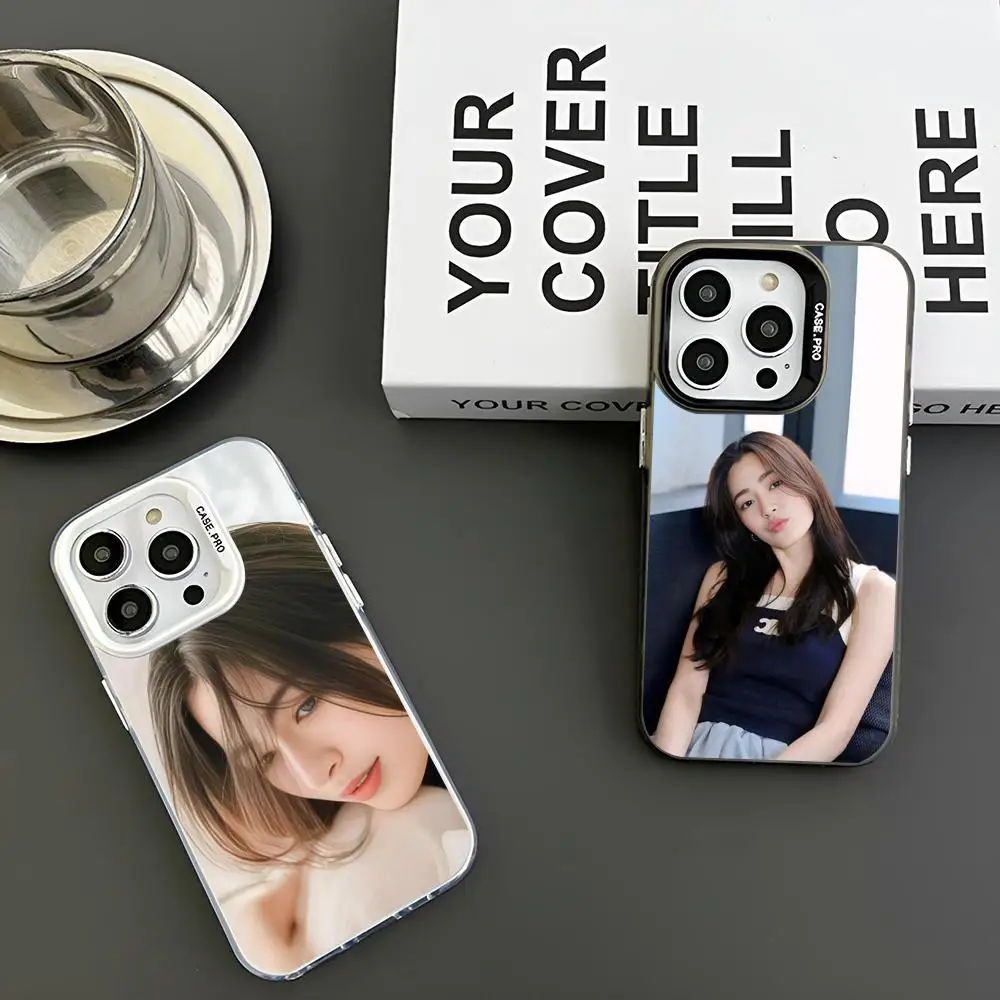 Fahlada L-Lingling Kwong Phone Case For Iphone 16-11 Pro Max Xr X Xs 8 7 Plus Black Pink White Color Silver Cover