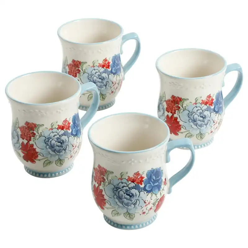 

Charm 17-Ounce Mugs, 4-Pack Strawberry mug Insulated cup Weird Tazos pokemón Tazos Dachsund Kawaii Viking mug Acotar Coffe cups