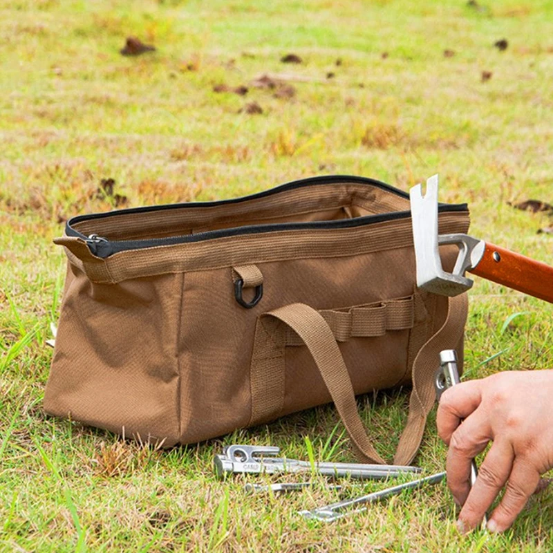 

Outdoor Multi-Function Tool Bag Organizer Heavy Duty Tool Pouch Bag Waterproof Anti-Fall Tool Tote Storage Bag Multi Pockets