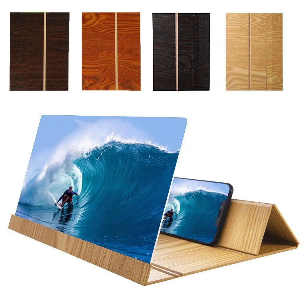 

12inch 3D Phone Screen Amplifier Folding Design HD Video Magnifying Glass Watch 3D Movies Gifts Smart Phone Bracket