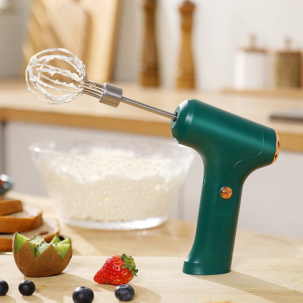 

Wireless Mini Mixer Electric Food Blender Handheld Whisk Mixer Egg Beater Kitchen Automatic Cream Food Cake Baking Dough Mixer