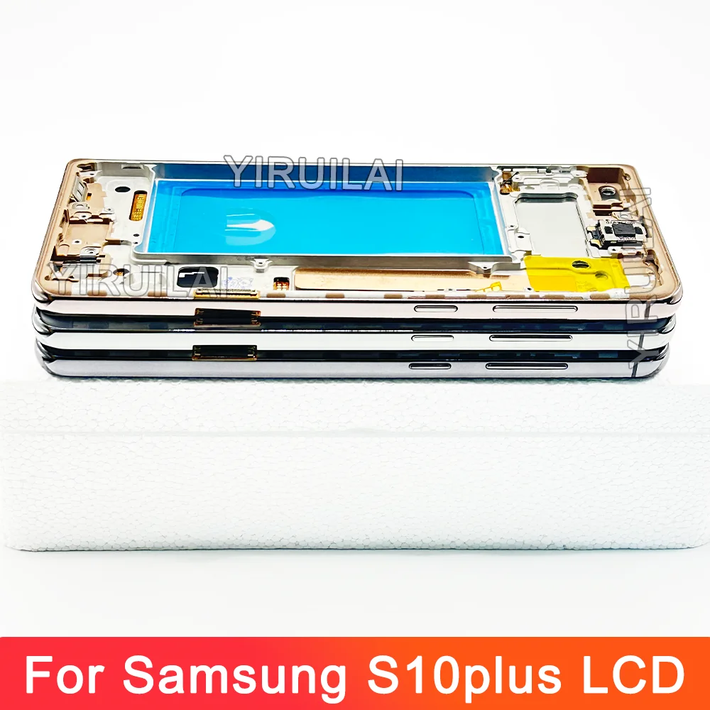 Фото TFT 100% протестировано для S10Plus, замена ЖК-экрана для Samsung Galaxy S10 Plus G975F, ЖК-дисплей, цифровой преобразователь сенсорного экрана №4