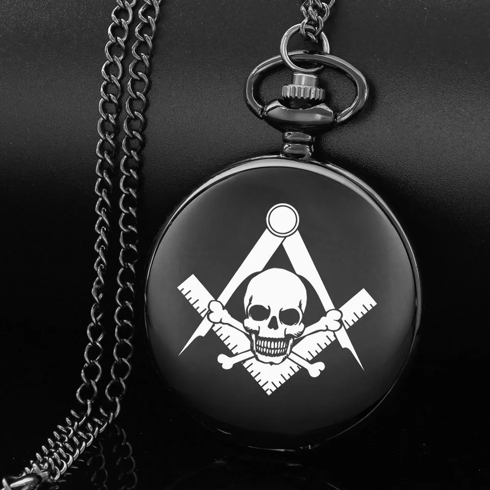 Классические винтажные кварцевые карманные часы Masonic G Design для мужчин и женщин