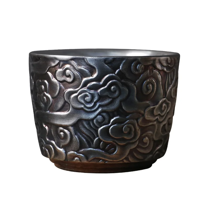 Три раза позолоченная чашка Sier 99 чайная набор кунг-фу с рисунком облака ручной