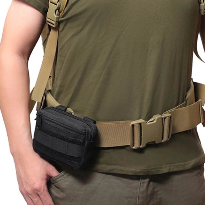 Двухслойная тактическая поясная пряжка Molle нейлоновая охотничья сумка для