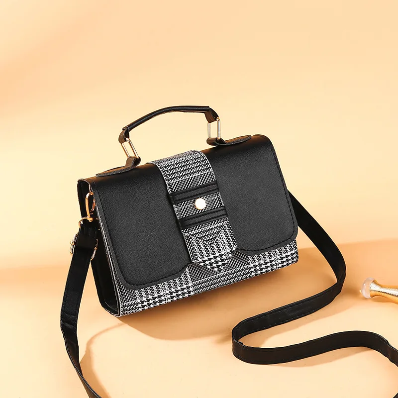 

THREEPEAS Women Mini Small Retro Shoulder Bag Fashion Plaid Designer Messenger Crossbody Bag Handbags Phone Packet