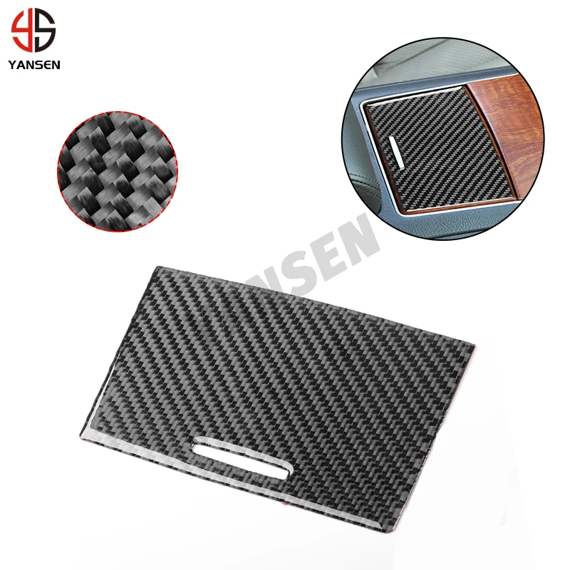 

Real Carbon Fiber Storage Box Stickers Decoration Cover Trim For Toyota Camry 2006-2011 Car Interior Accessories