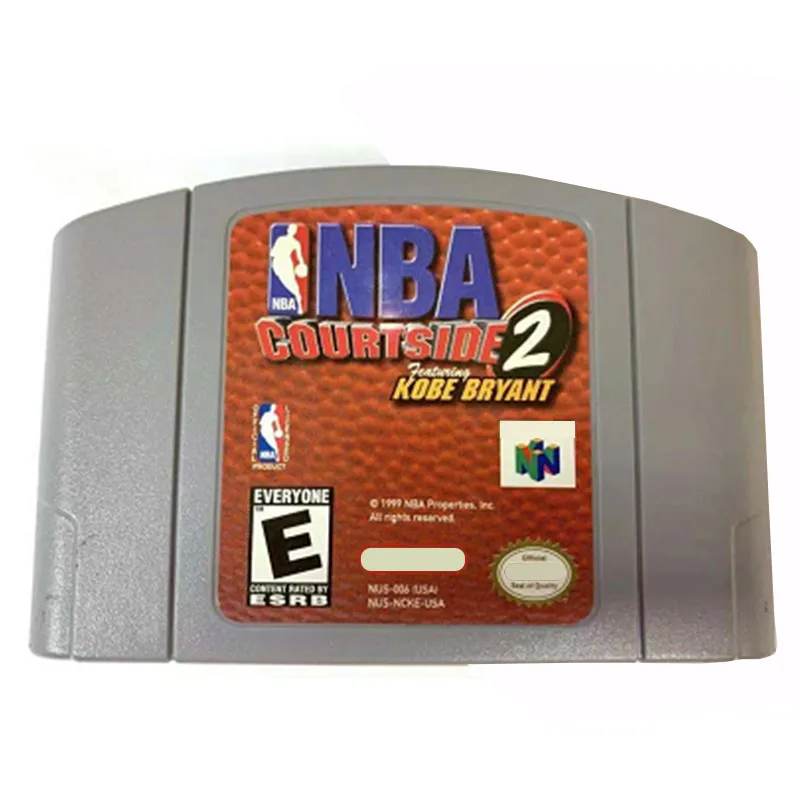 

Игровая карта NBA 2 Courtside N64 подходит для версии N64, американской английской версии и японской анимационной игрушки в подарок.