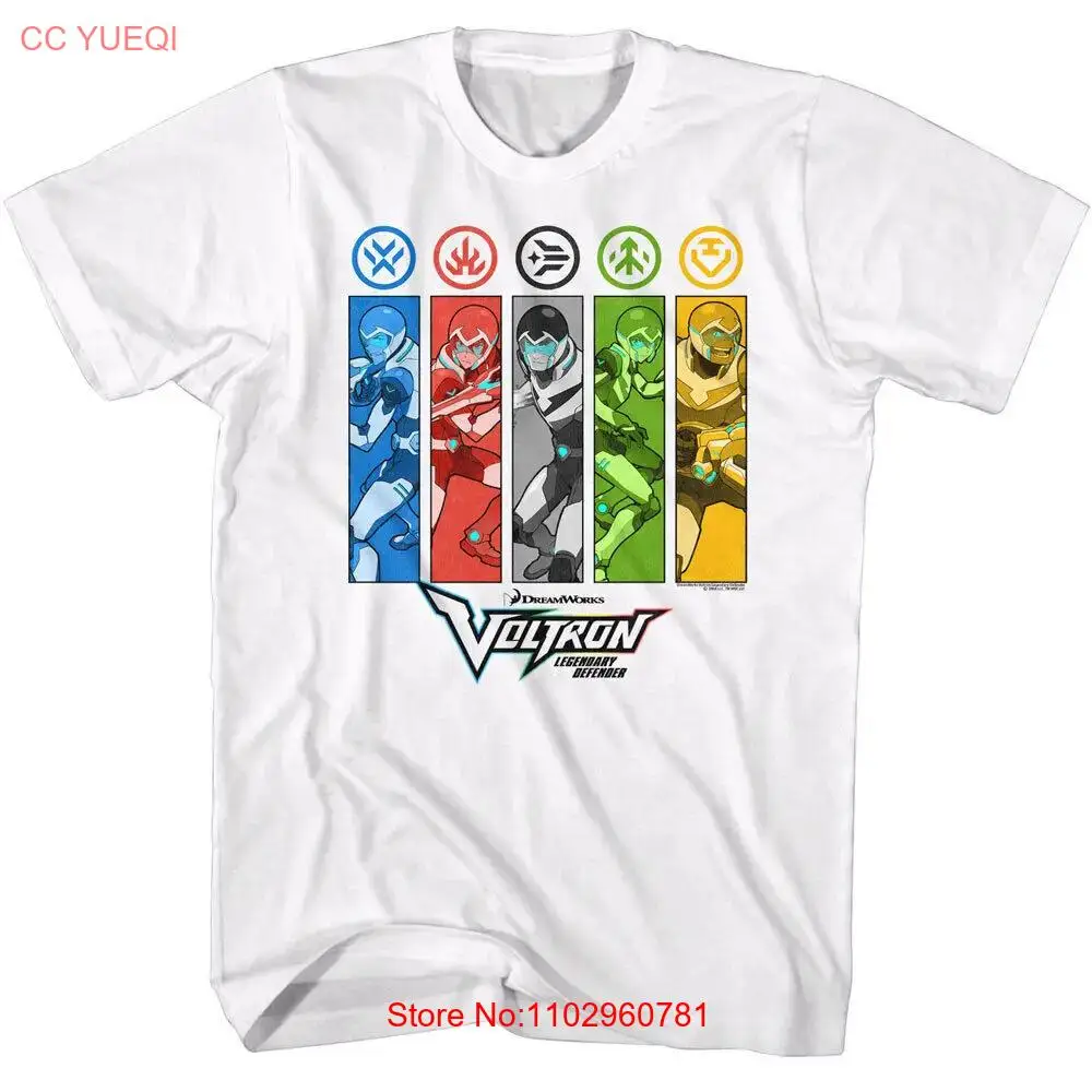 Мужская футболка Voltron Cartoon Legendary Defender Rectangles &amp Icons