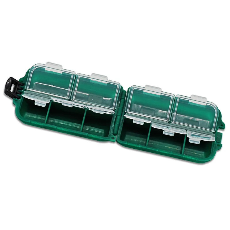 

Fishing Hook Box Waterproof Fishing Hook Bait Tool Storage Box Case With 10 Independent Grids Fishing Tackle Boxes