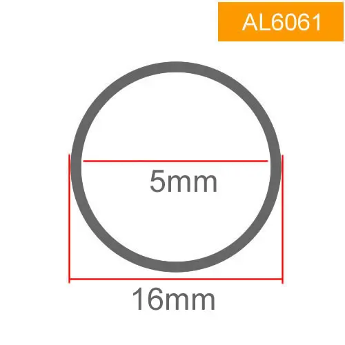 6063 алюминиевая круглая трубка OD 16 мм внешний диаметр 16 мм внутренняя 14 м 13 мм 9 мм 6 мм Жесткая прямая алюминиевая трубка тонкая Толстая стена