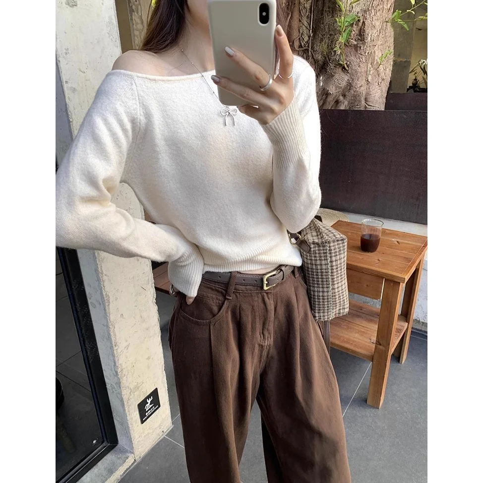 Маленький уникальный свободный красивый молочный фуфу в стиле ретро мягкий