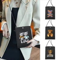 bear series mobile bags designer crossbody bags wallets card holders large capacity shoulder bag flap card lipstick key clutches