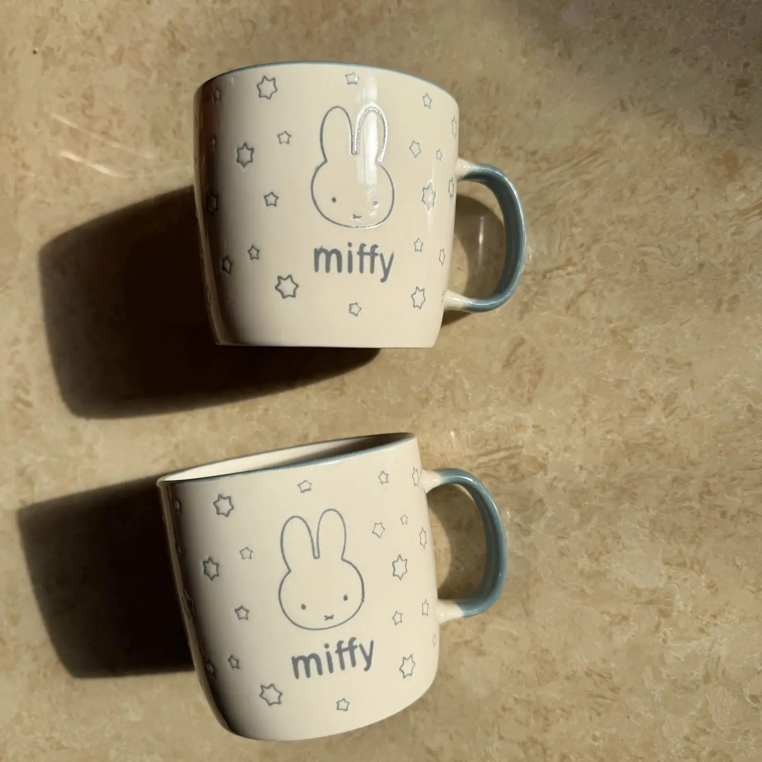 Фото Кружка Miffy Good Looks: вместительная, из керамики и фарфора, для всей семьи, для напитков, подарок, изящная, милая, очаровательная, кавайная, нежная №4