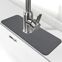 sink splash guard kitchen faucet absorbent mat reusable microfiber sink mat water drying pads behind faucet