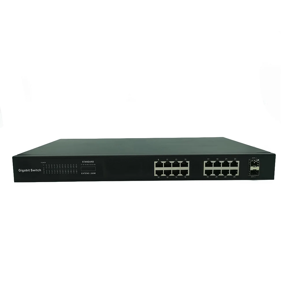 Whole Sale Ethernet Switch 16 Port 10/100 M Plastic Housing Network Switch 2 Layer Ethernet Switch