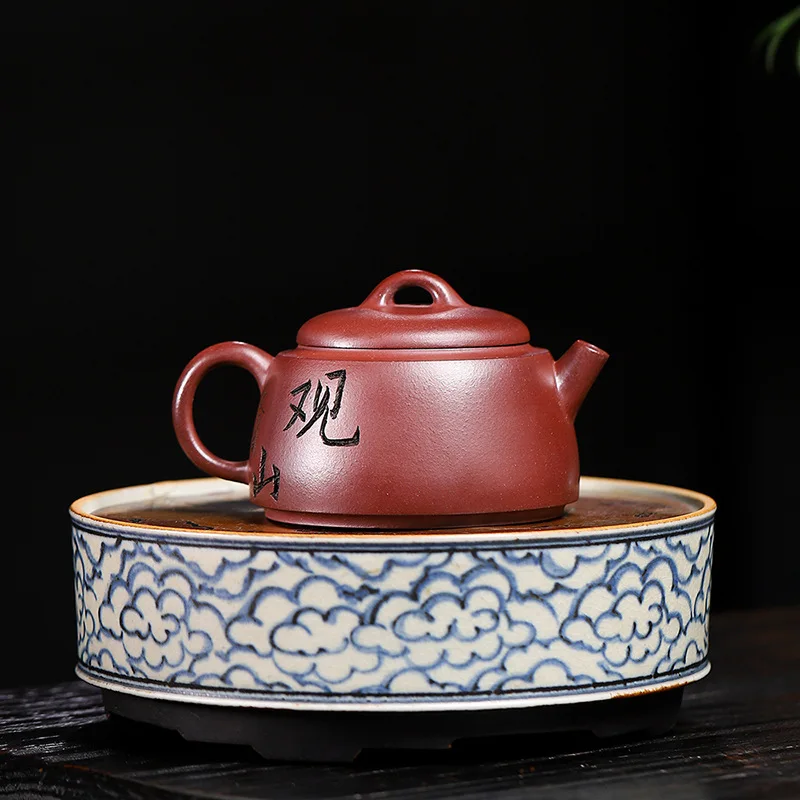 Высокое качество руда фиолетовая глина Guanshan Dezhong чайник Исин чайный сервиз