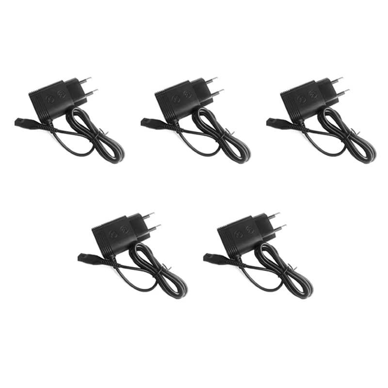 

5X Suitable For Norelco Shaver, A00390 Charger Power Cord Adapter EU Plug