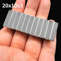 20x10x5mm neodymium magnet 15102030pcs permanent magnet n35 strong powerful block magnets rectangle magnetic materail iman