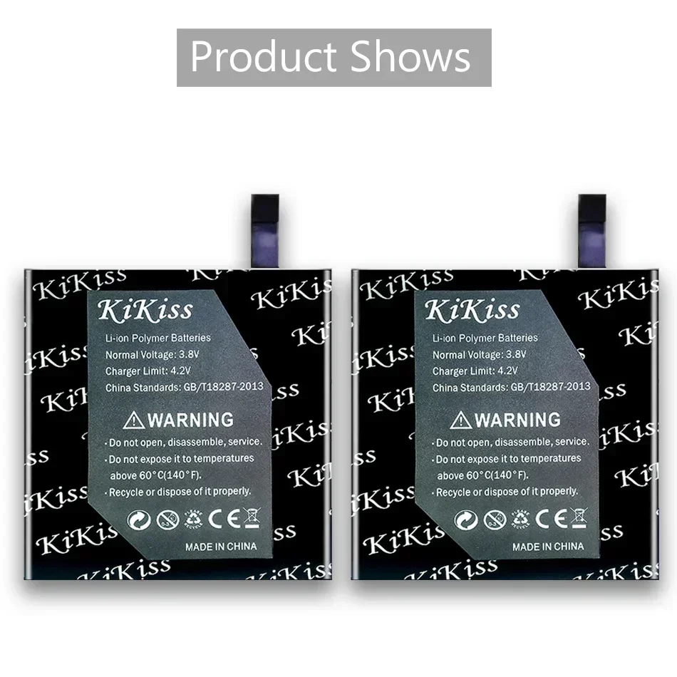 Аккумулятор KiKiss PL502625V (paixian) 580 мАч для часов huami Amazfit GTR 47 мм