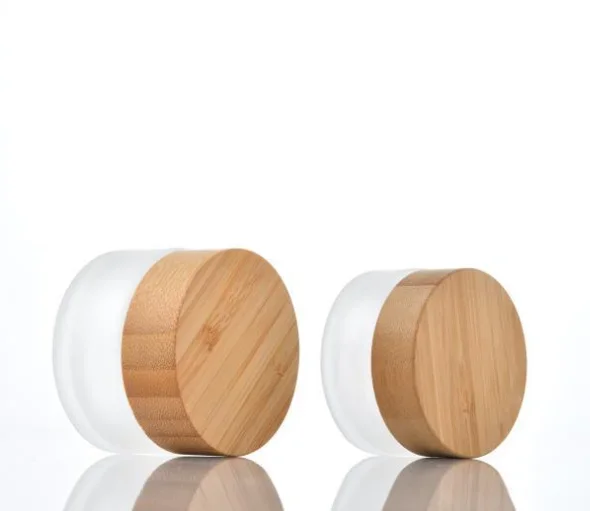 300 шт. 15 г Лидер продаж 30 косметические контейнеры банка для крема бамбуковая