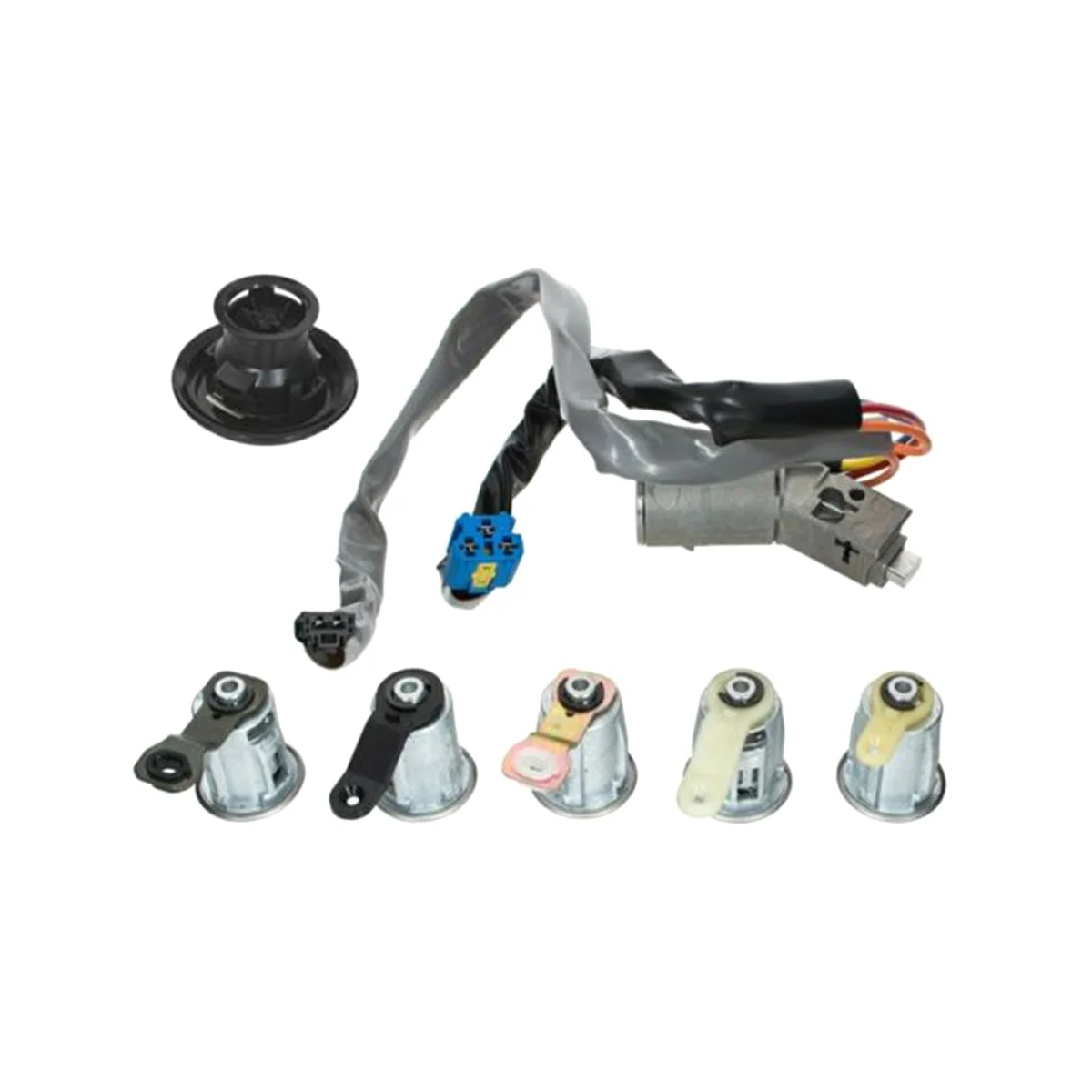 Замок зажигания дверной ключ крышка топливного бака замок набор бочек для Peugeot