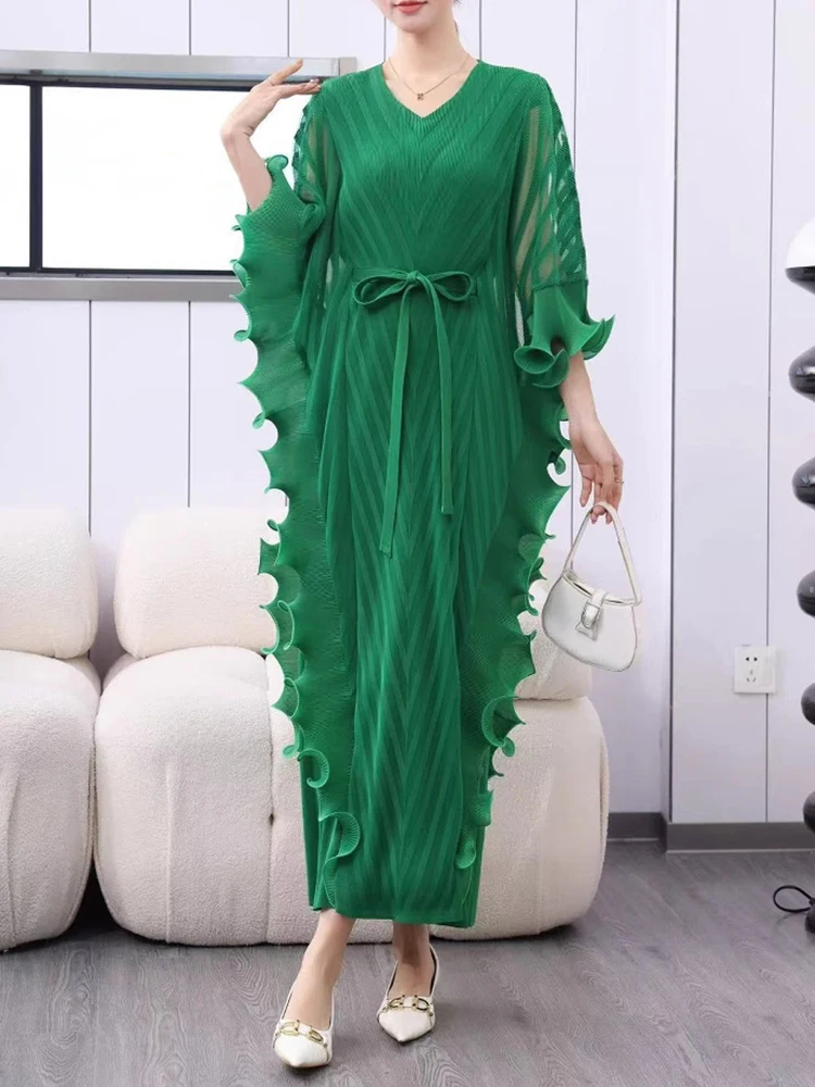 GVUW Нишевый дизайн Длинные платья для женщин Вечерняя вечеринка сращенный гриб с