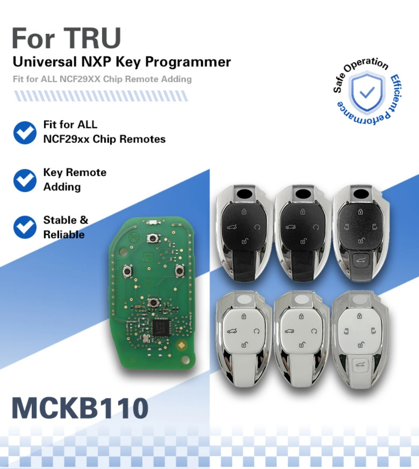 Номер 110-119 подходит для инструментов Nxp KillerKeydiyXhorse, не требует пайки, адаптер для Trumpchi, Suzuki, Mitsubishi, VINFAST. (art.: 3920dcdcc3dac) - 3920dcdcc3dac