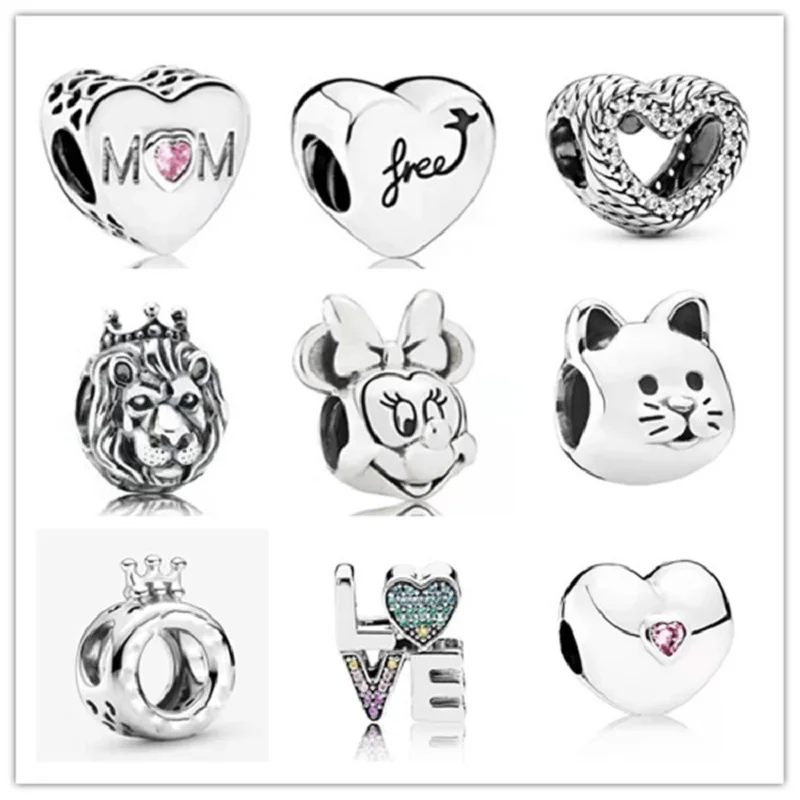 

Pandora 2022 nuevo suelto perlas Snake Ente hueso cadena Hand perlas collar accesinos colgantes