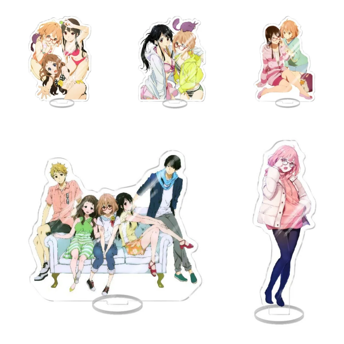 Аниме игра Beyond The Boundary акриловая подставка фигурка Kyokai No Kanata настольная модель