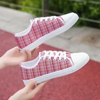 fashion ladies casual shoes trend versatile canvas shoes comfortable lightweight womens sneakers womens walking shoes