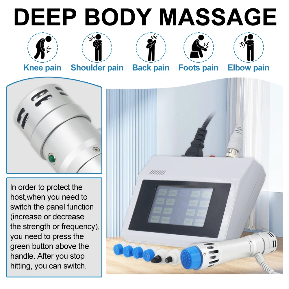 Аппарат для ударно-волновой терапии 300mj оборудование физиотерапии массаж