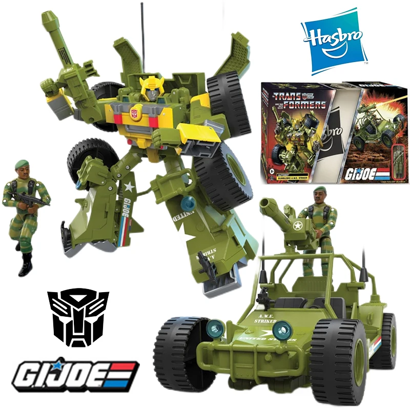 

Hasbro Transformers G.I.JOE Limited Edition Autobot Bumblebee A.W.E. Striker 12Cm Deluxe Class Original Action Figure Toy Gift