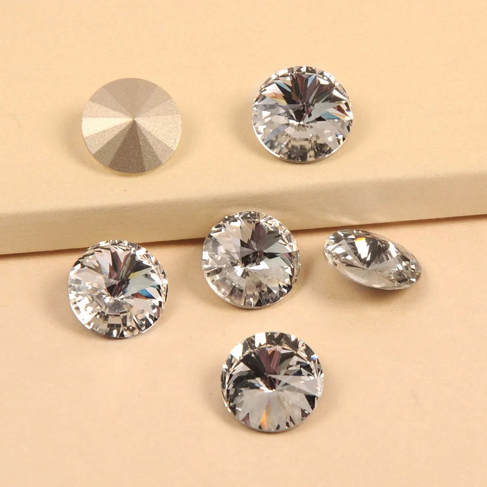 Высококачественные стразы в форме риволи 1122 хрустальные прозрачные K9 из стекла