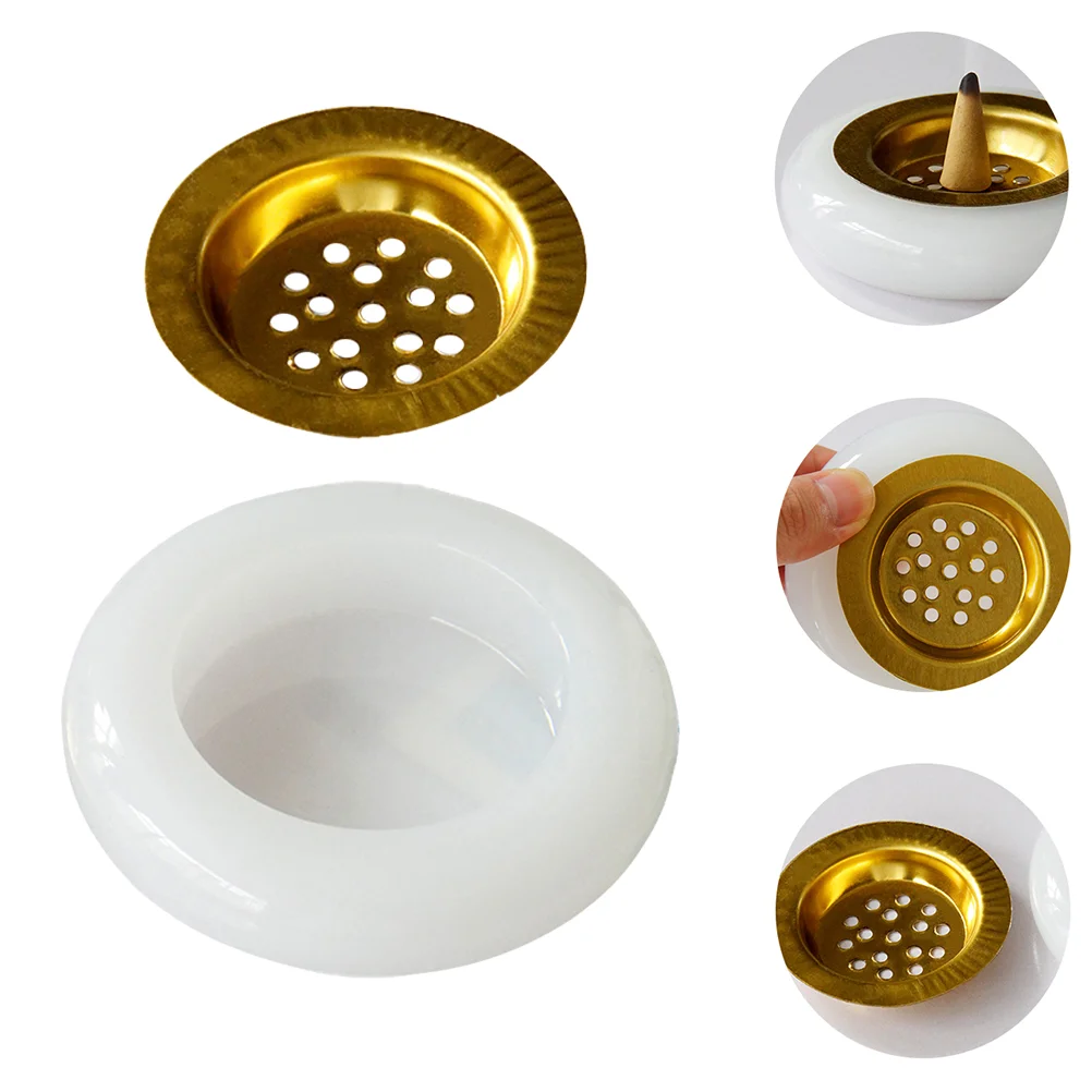

Burner Holder Ash Insence Vintage Backflow Charcoal Tray Catcher Plate Holde Insencents Trays
