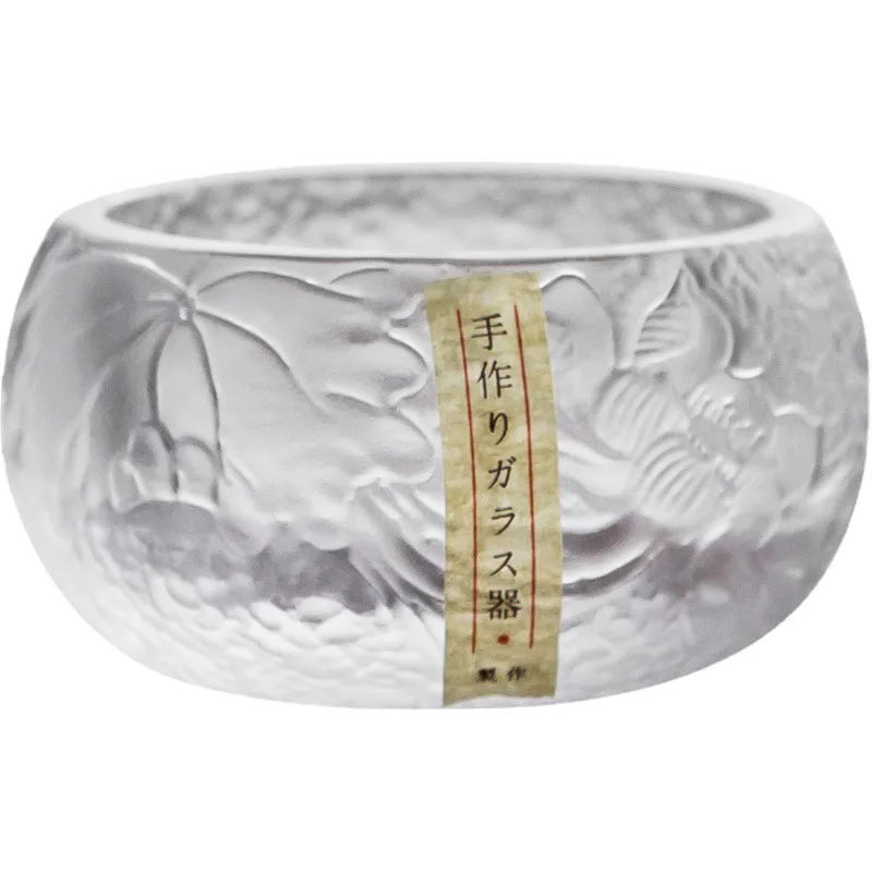 Сделанные вручную Замороженные сгоревшие стеклянные чашки Хрустальные чайные