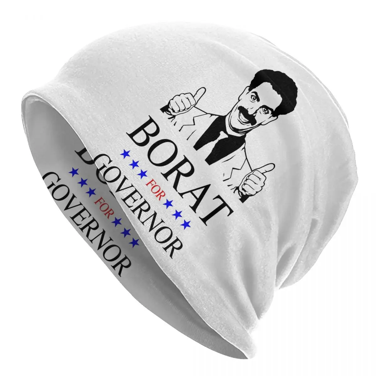 Borat For Governor Caps Men Women Unisex Streetwear Winter Warm Knit Hat Adult funny Hats