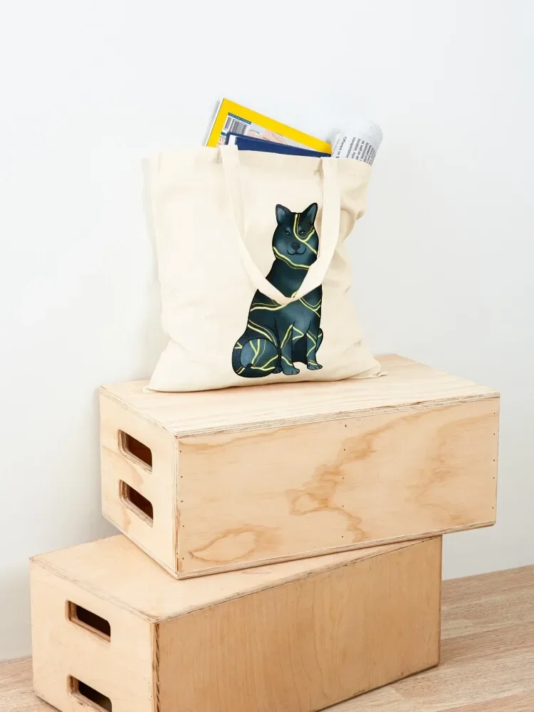 Kintsugi Shiba Inu Tote Bag Сумка-шоппер женская сумка 2025