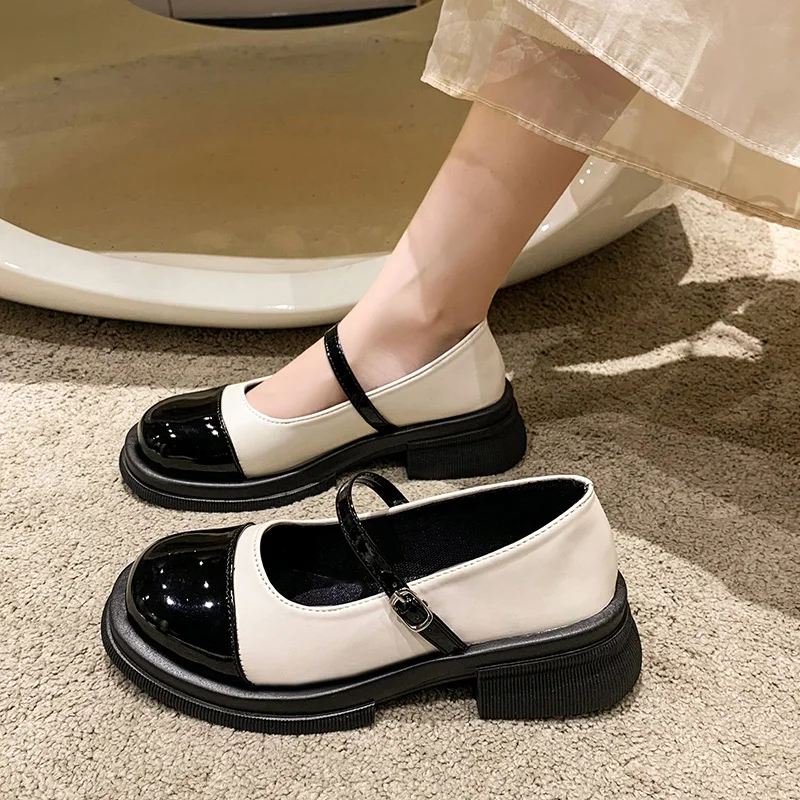 

Туфли женские на платформе в британском стиле, оксфорды, удобная обувь в стиле преппи, клоги, лето-осень 2022