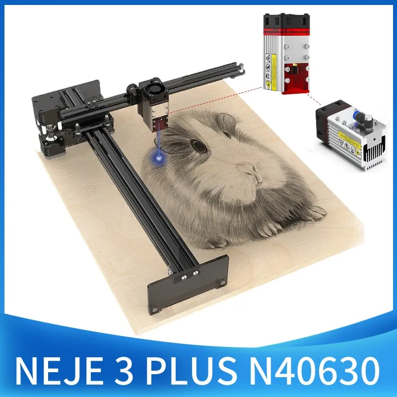 NEJE 3  Plus A40640  Professional Large Area Laser Cutting Machine, Laser Engraving Machine,Lightburn,Bluetooth App